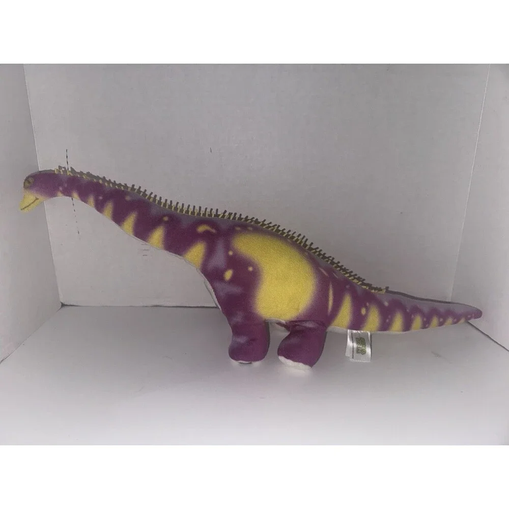 Dino Dan Fiesta Brachiosaurus Plush 24” Purple Yellow Nick Jr Rare 2012